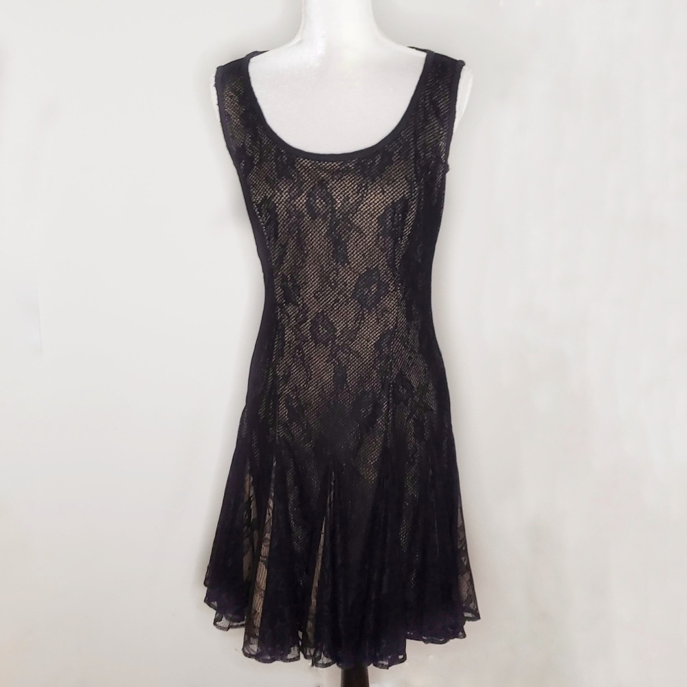 Tadashi Shoji Black Lace Dress